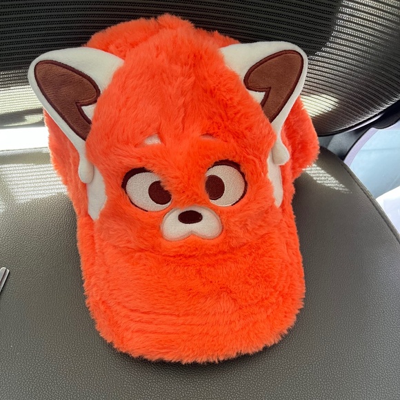 Disney Baseball Cap Furry Turning Red Panda OS Adult Orange - Picture 1 of 2